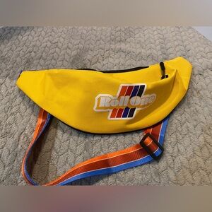 Roll One Fanny pack waist bag cross body new yellow Wykyk pockets adjustable